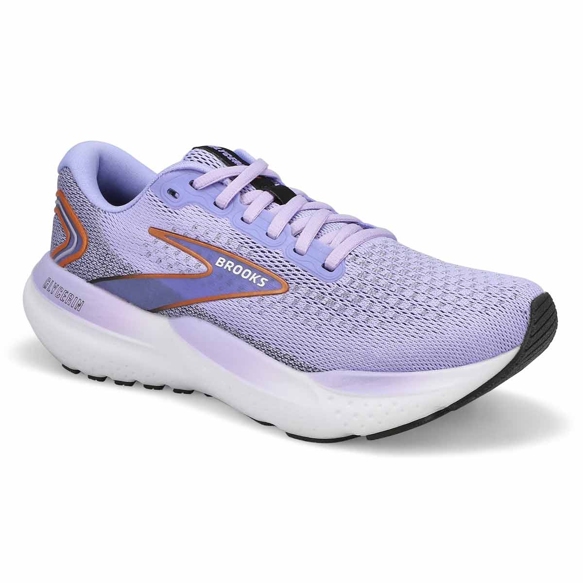 Womens Glycerin 21 Lace Up Performance Sneaker - Lavender/Black/Copper