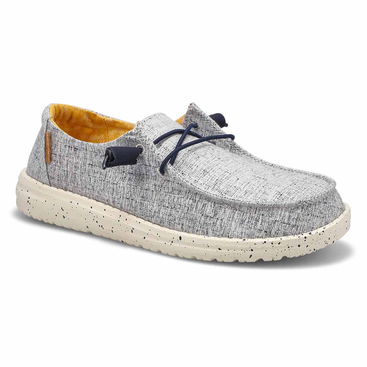 Heydude, Women's Wendy Chambray Casual Shoe - White Blue