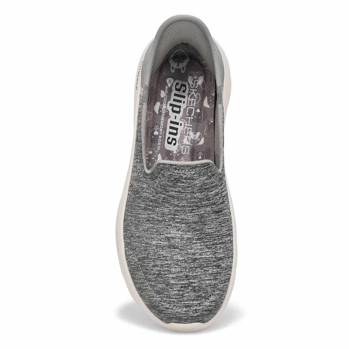 Lds Go Walk Flex Slip-In Sneaker - Grey