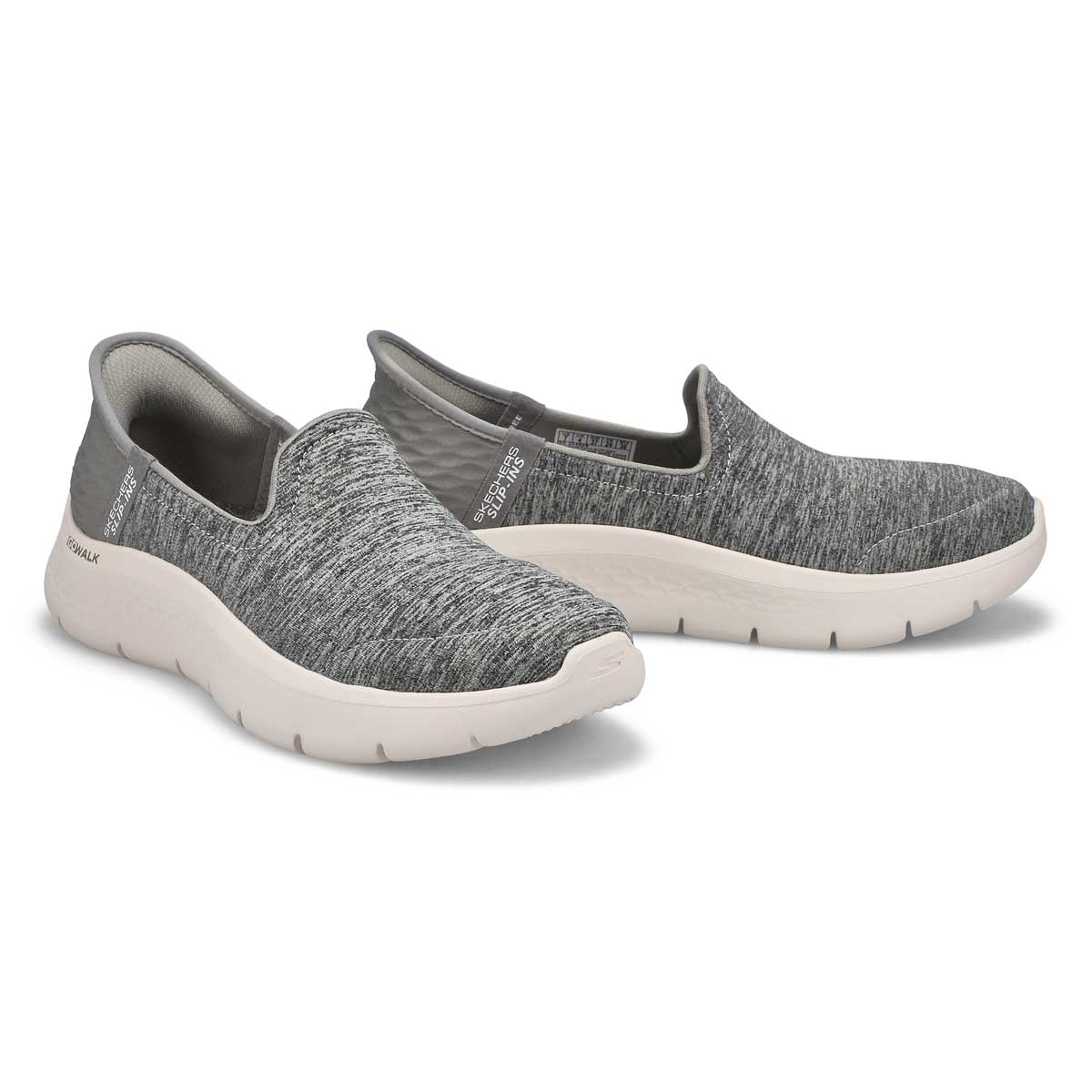Lds Go Walk Flex Slip-In Sneaker - Grey