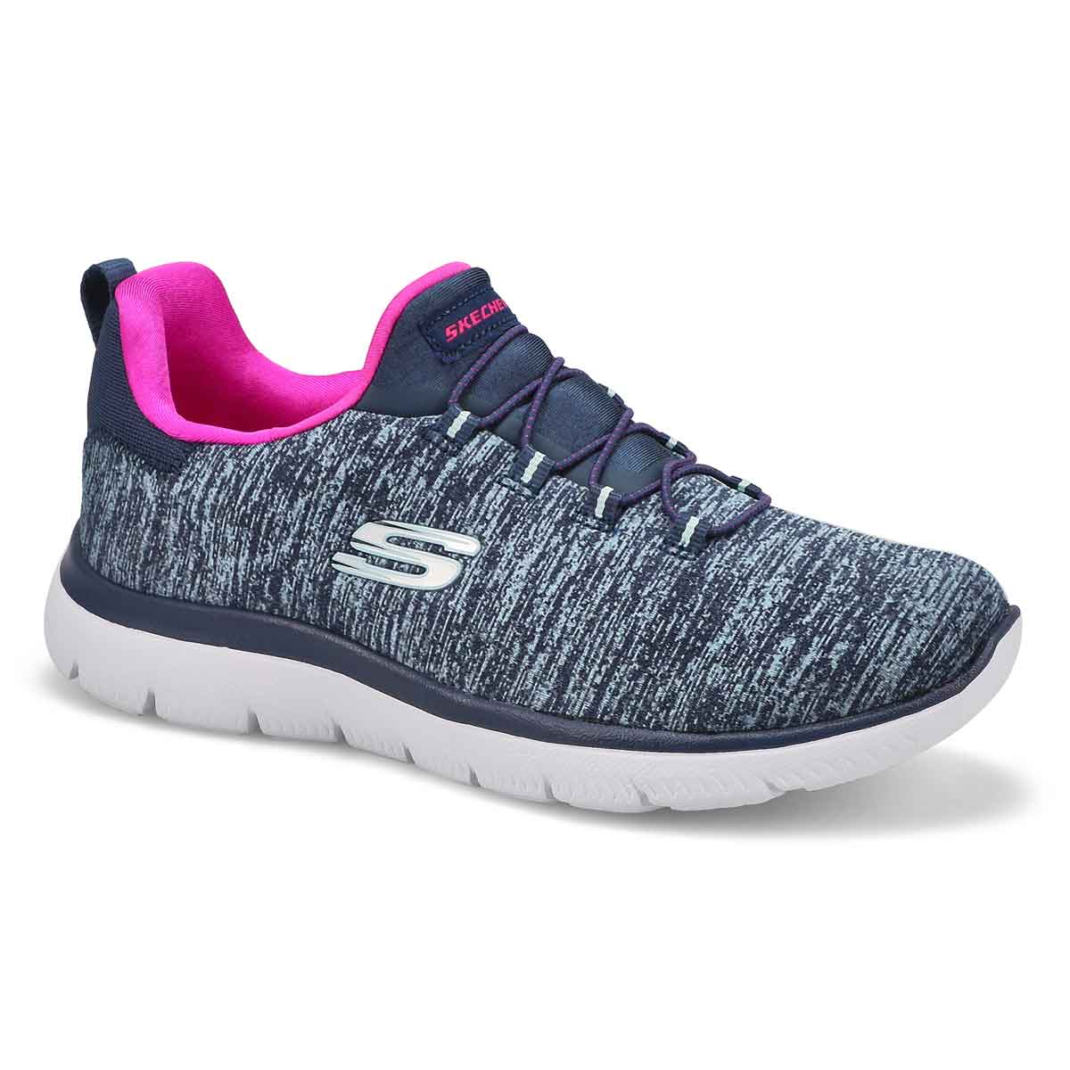 Skechers, Baskets à enfiler QUICK GETAWAY, marine rose vif, femmes