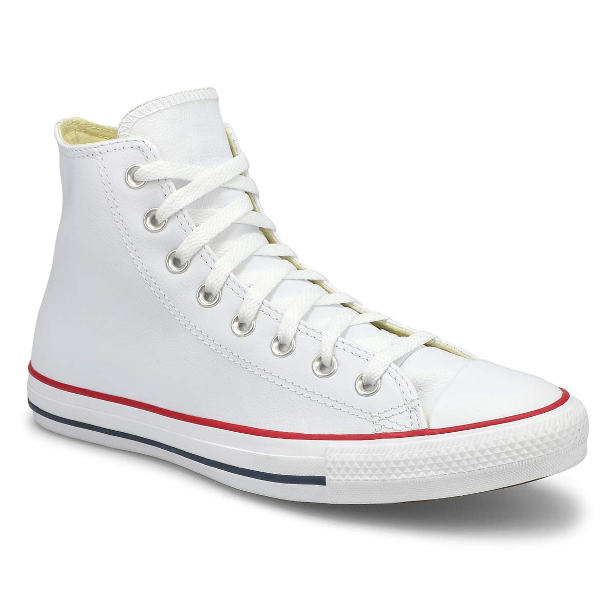 Converse, Converse, Women's Chuck Taylor All Star Leather Hi Top Sneaker - White