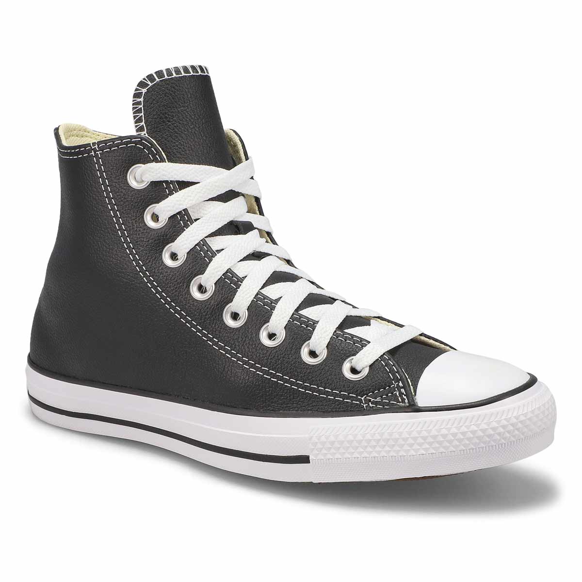 Converse, Converse, Women's Chuck Taylor All Star Leather Hi Top Sneaker - Black