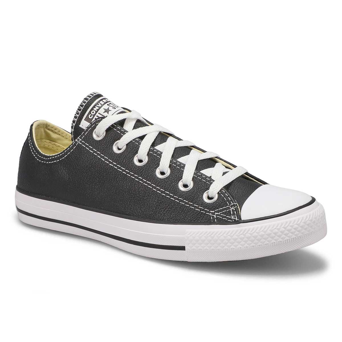 Converse, Converse, Women's Chuck Tayor All Star Leather Sneaker - Black