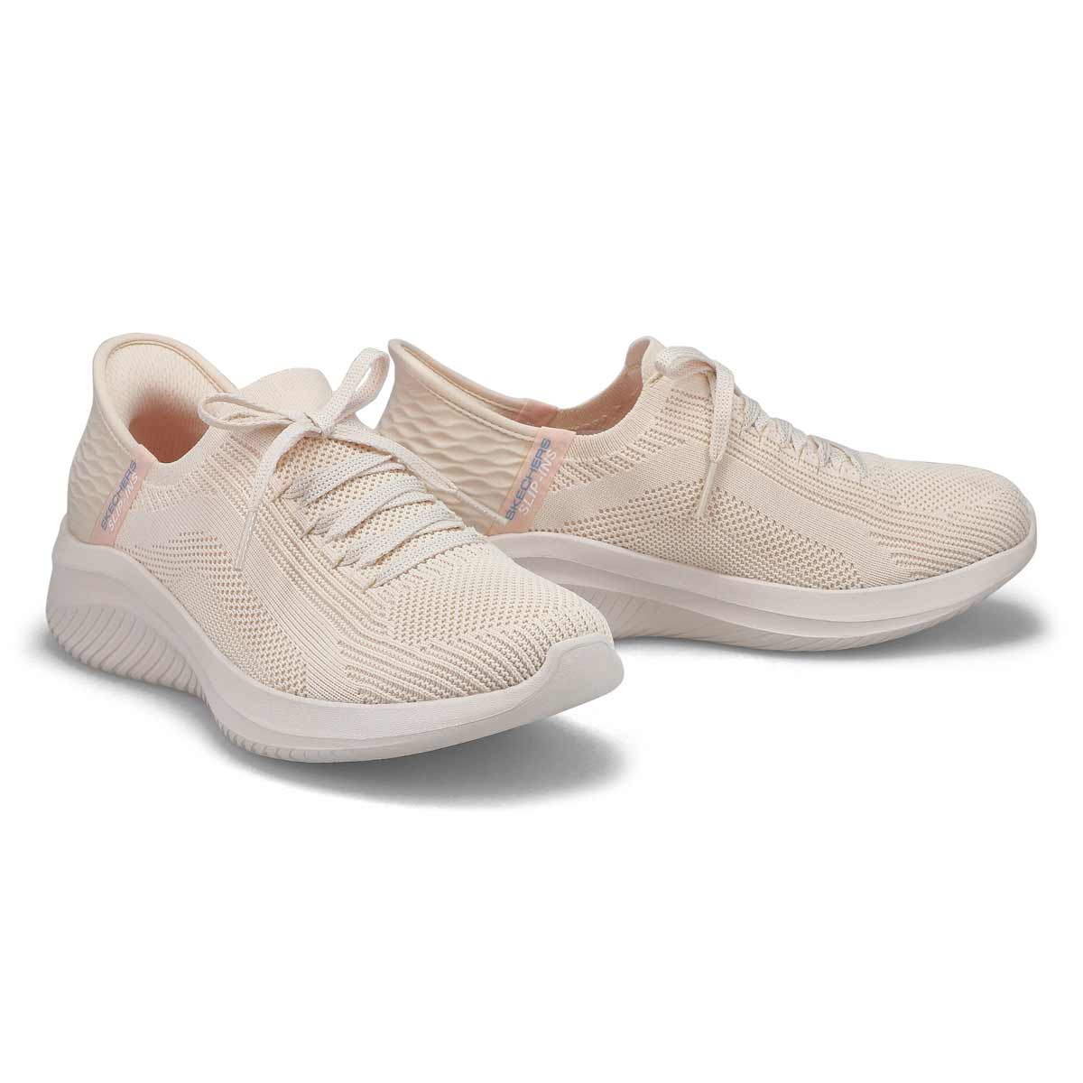 Womens Ultraflex 3.0 Slip-Ins Sneaker - Natural