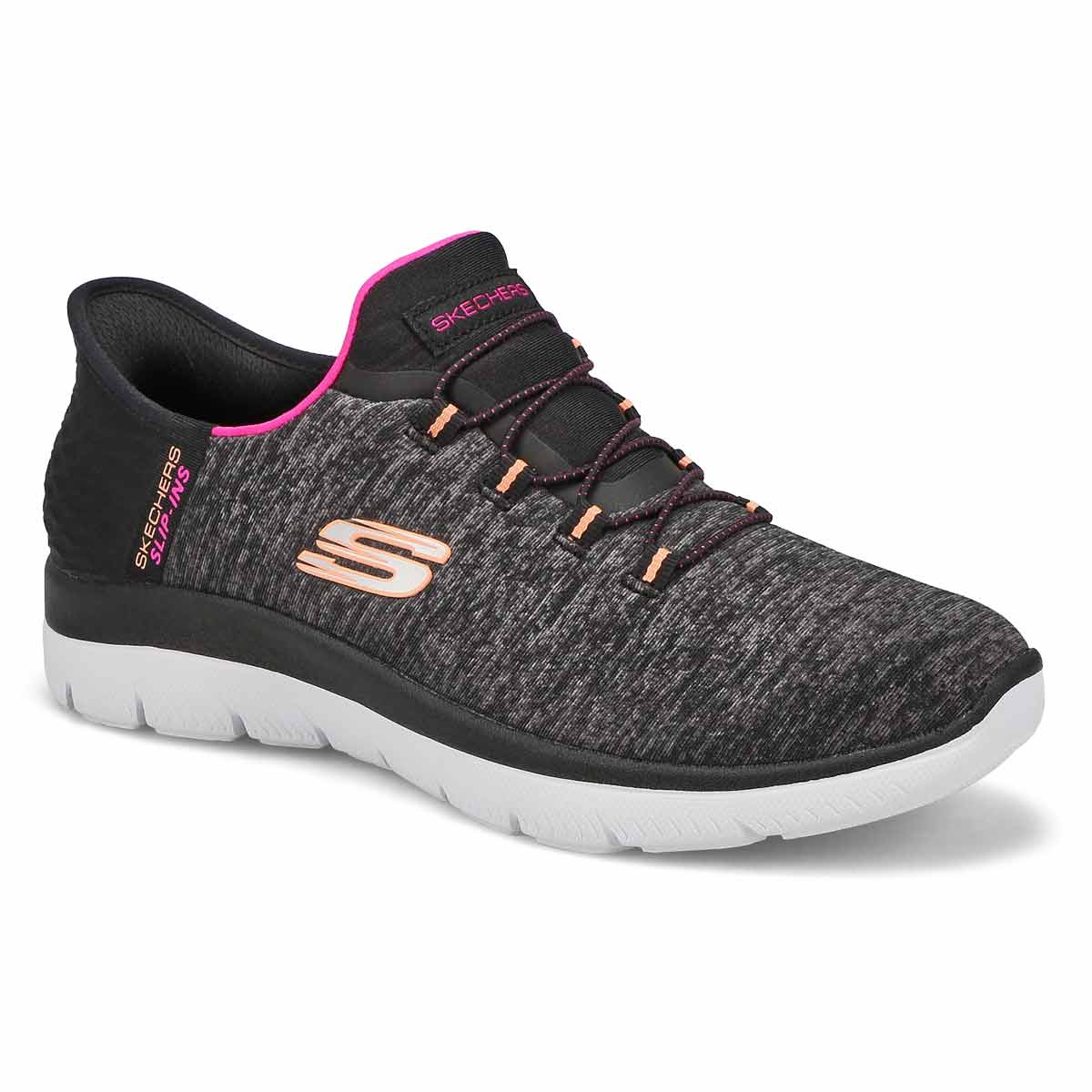 Skechers, Baskets à enfiler SUMMITS DAZZLING HAZE SLIP-INS, noir multi, femmes