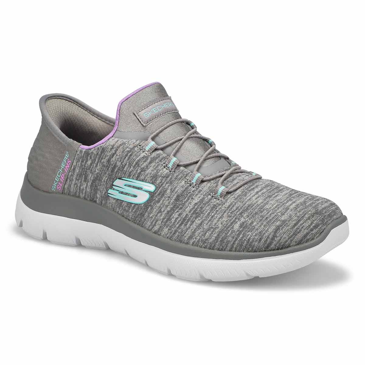 Skechers, Women's Summits Dazzling Haze Slip-Ins Sneaker - Grey