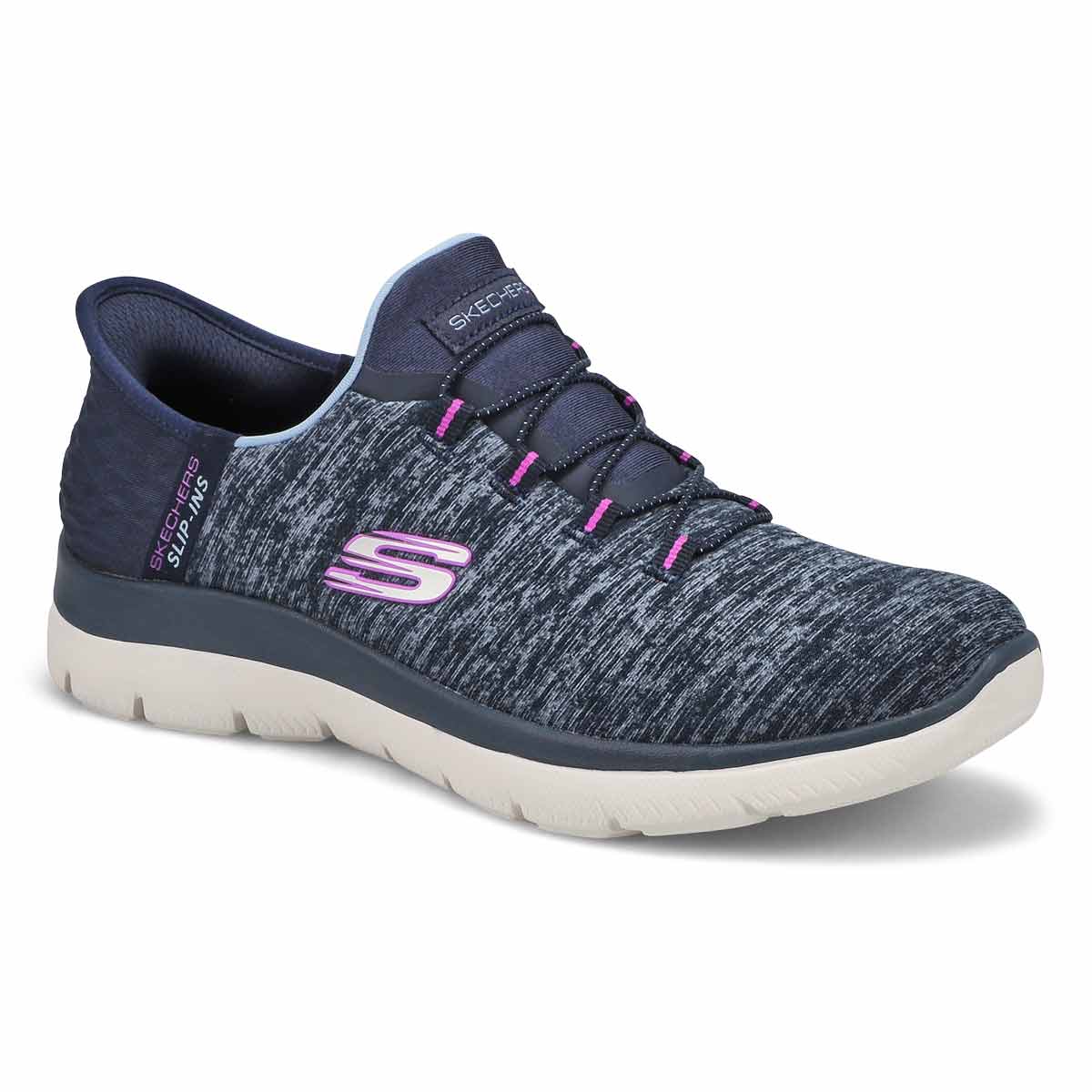 Skechers, Women's Summits Slip-Ins Sneaker - Navy Purple