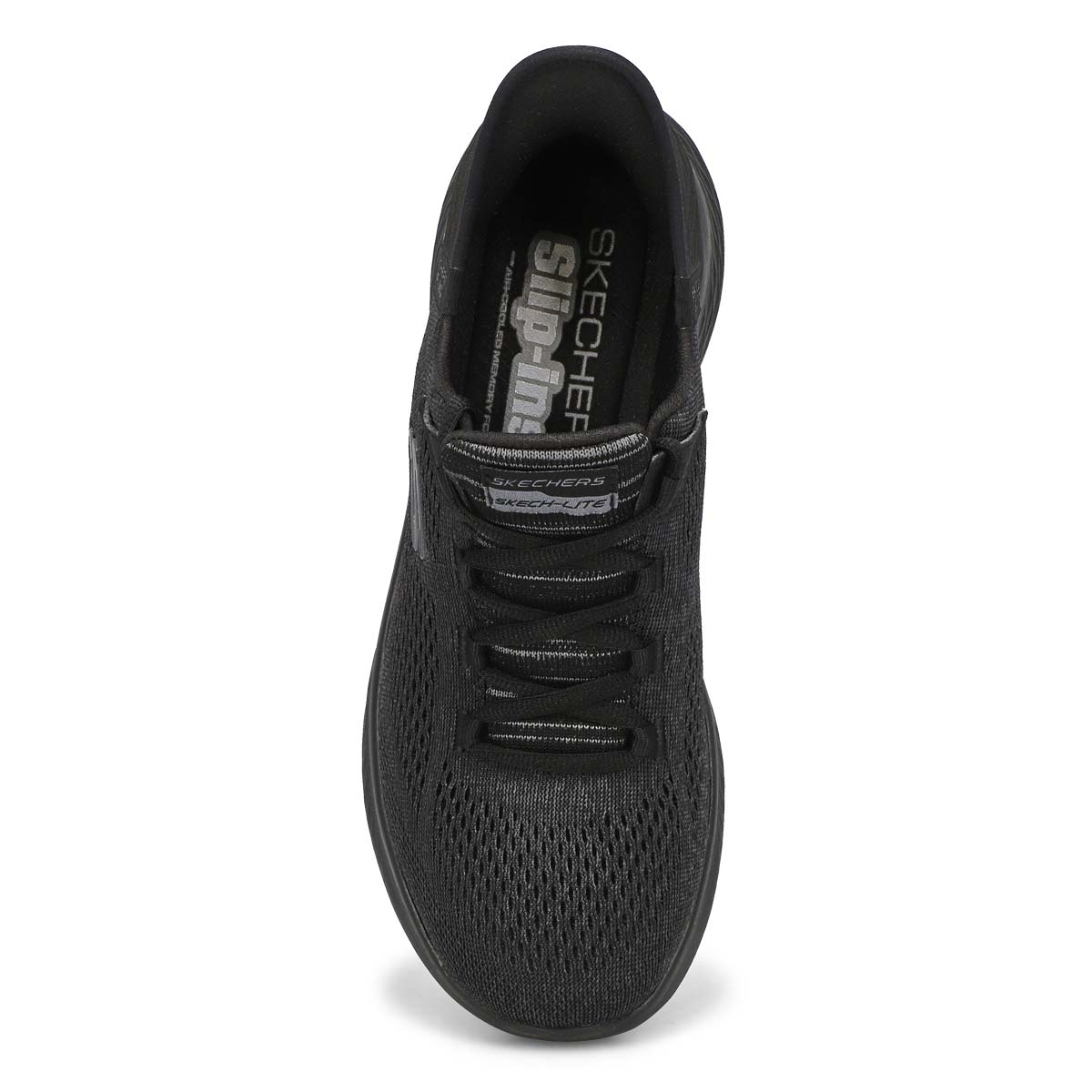 Womens Skech-Lite Pro Natural Beauty Lace Slip-Ins Sneaker - Black