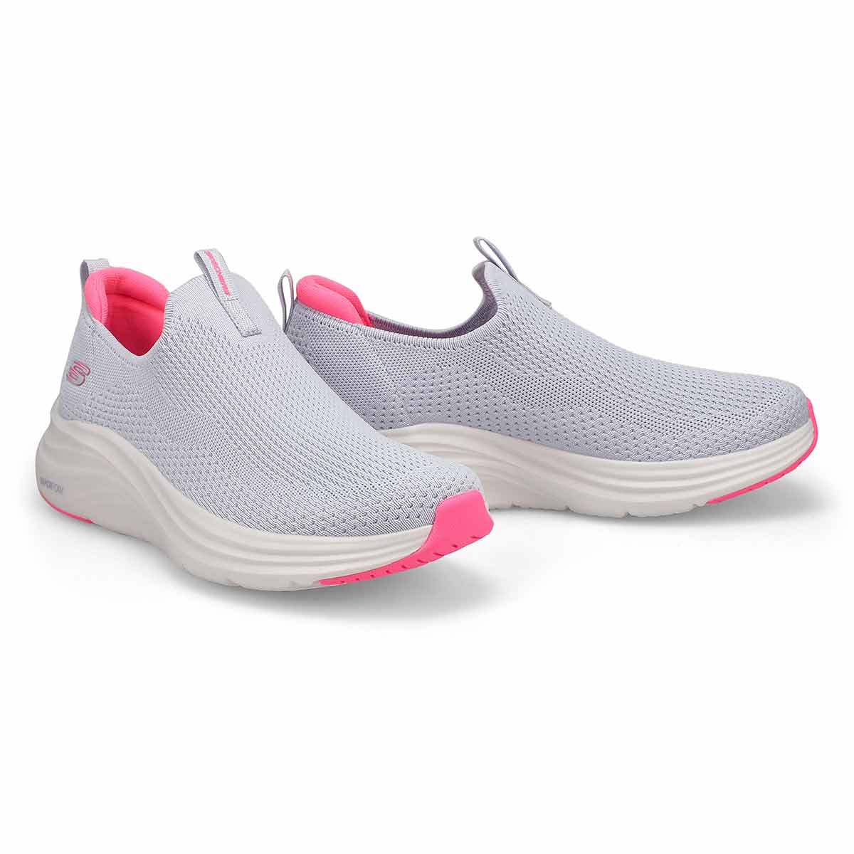 Womens Vapor Foam Slip On Sneaker - Light Blue/Pink