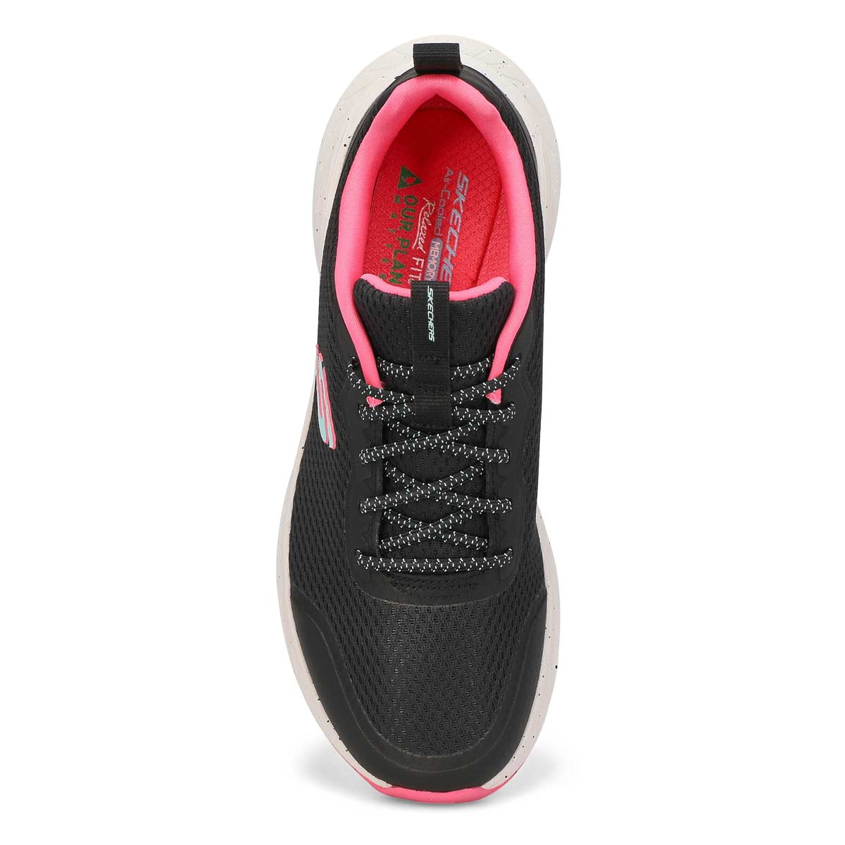 Womens  Edgeride Slip On Sneaker - Black/Pink