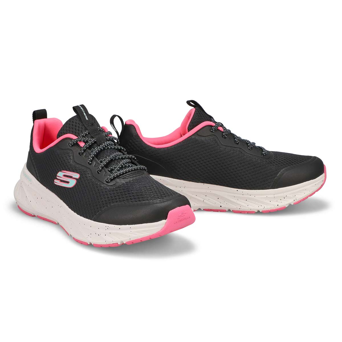 Womens  Edgeride Slip On Sneaker - Black/Pink