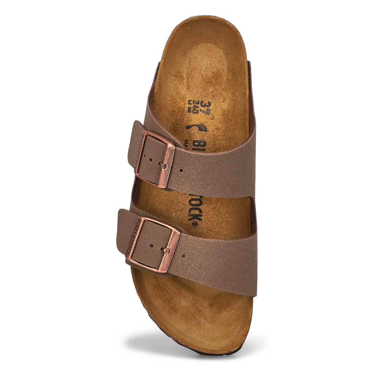 Womens Arizona Birkibuc 2 Strap Narrow Sandal - Mocha