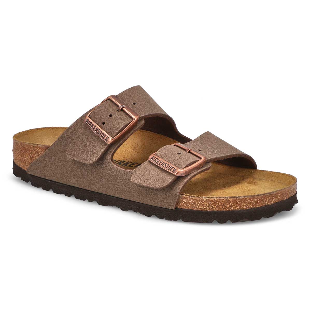 Womens Arizona Birkibuc 2 Strap Narrow Sandal - Mocha