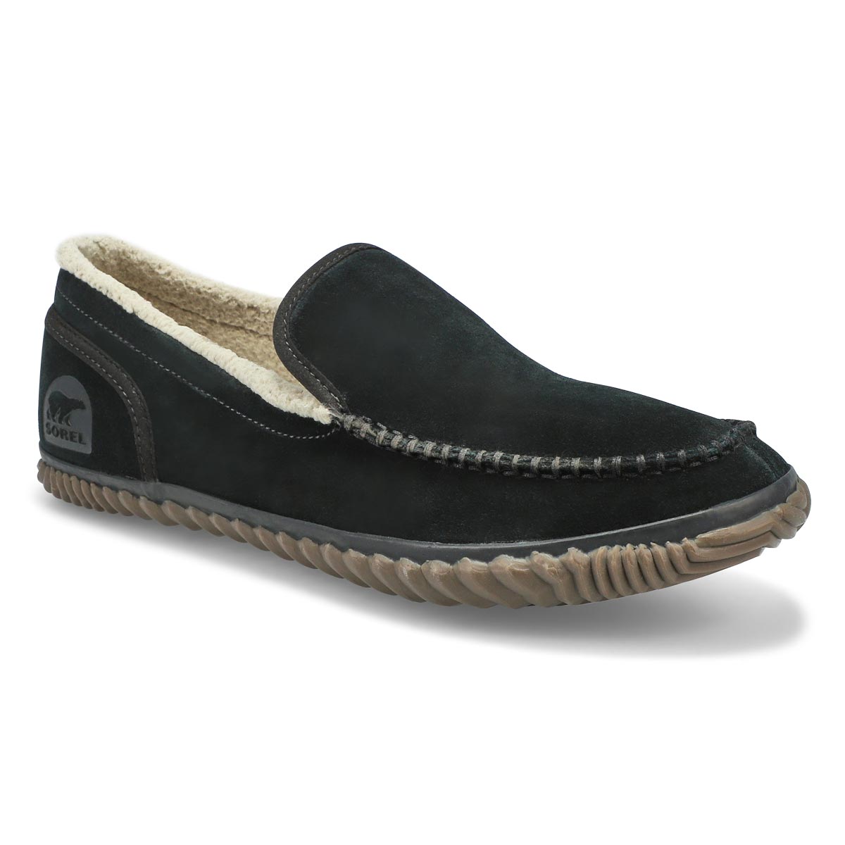 Sorel, Men's Dude Moc Slipper - Black