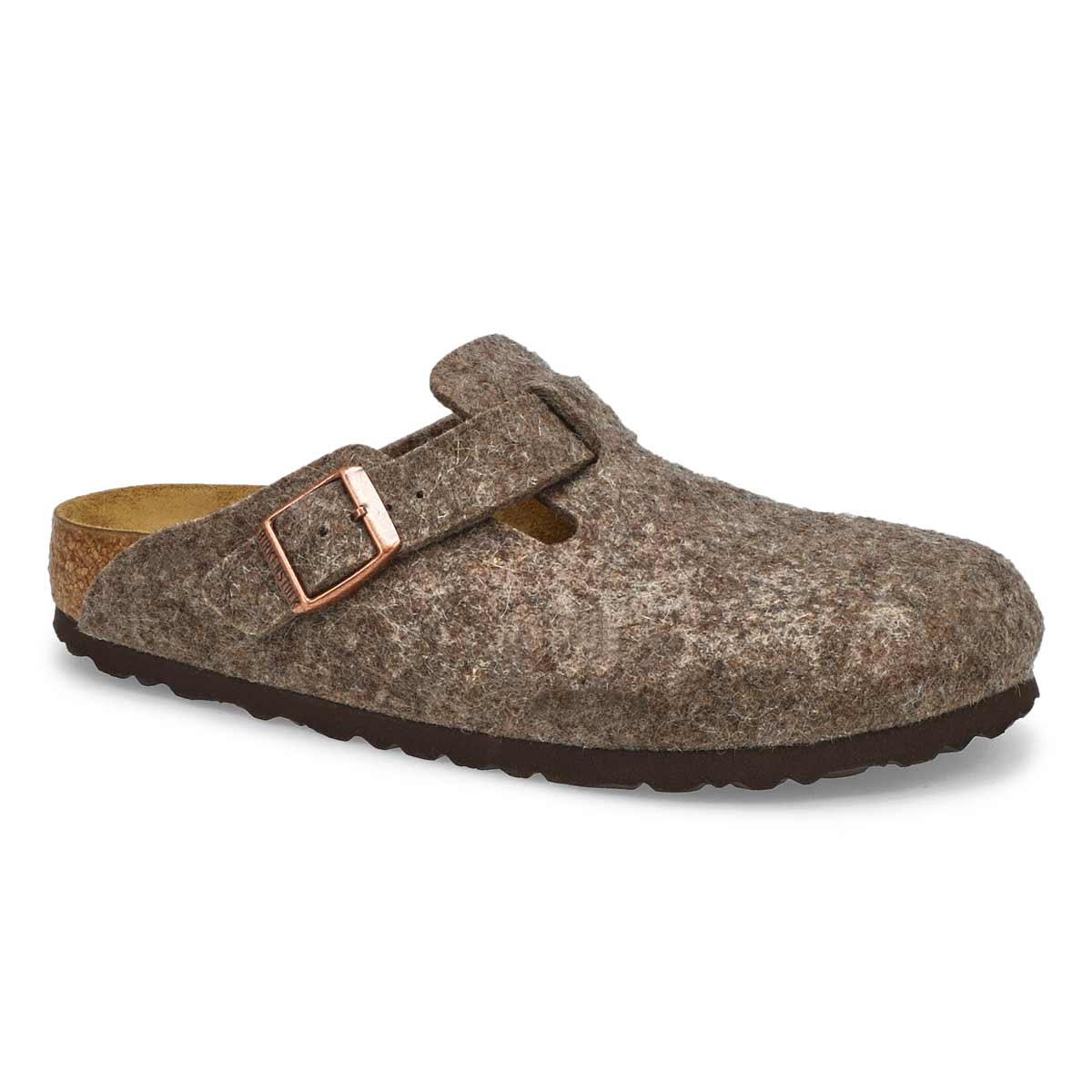 Birkenstock, Women's Boston Wool Narrow Clog - Cocoa