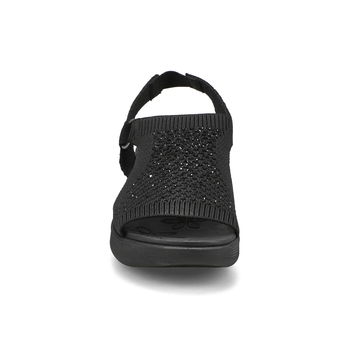 Womens Pier-Lite Wedge Casual Sandal - Black