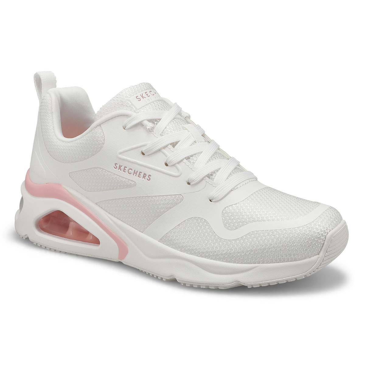 Skechers, Baskets TRES AIR ELEVATED AIR, blanc rose, femmes