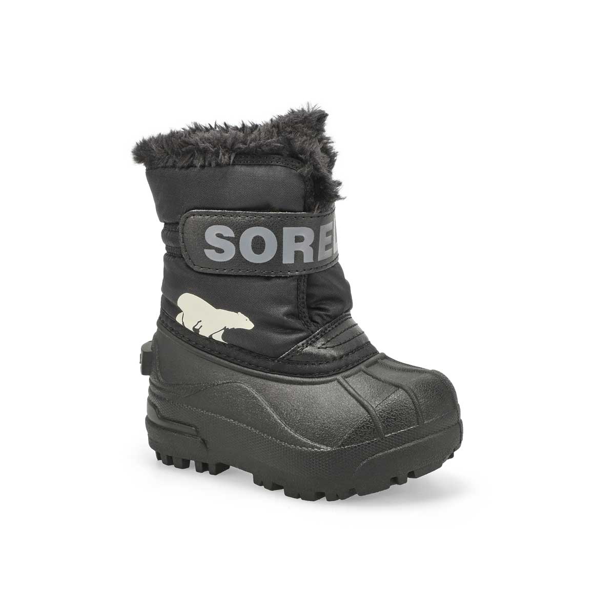 Sorel, Botte SNOW COMMANDER, noir anthracite, bébés