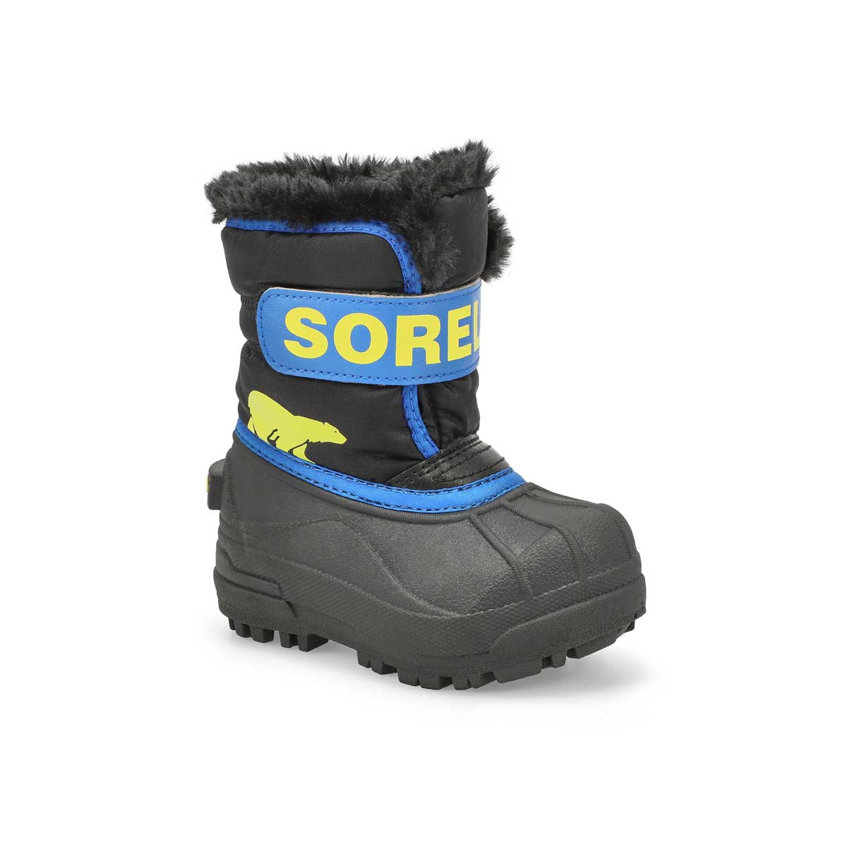 Sorel, Botte SNOW COMMANDER, noir bleu, bébés