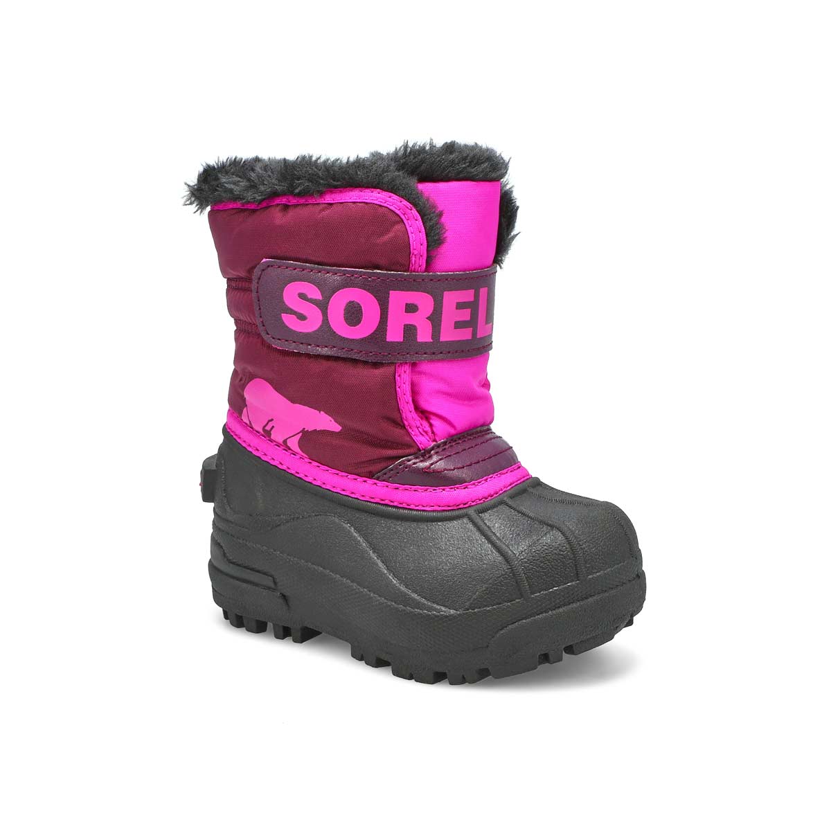 Sorel, Botte SNOW COMMANDER, pourpre rose, bébés