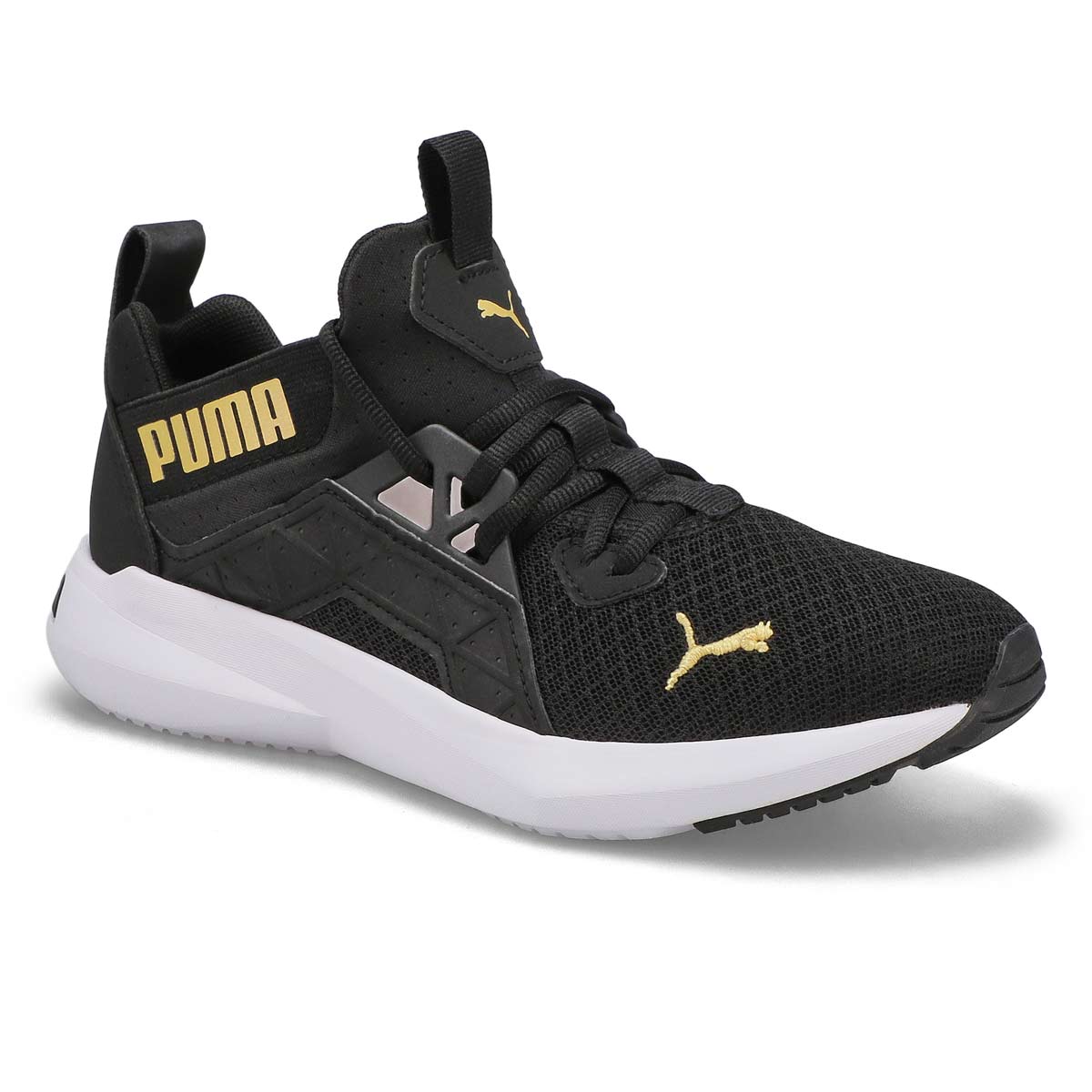 Puma, Basket SOFTRIDE ENZO NXT, noir or, femmes