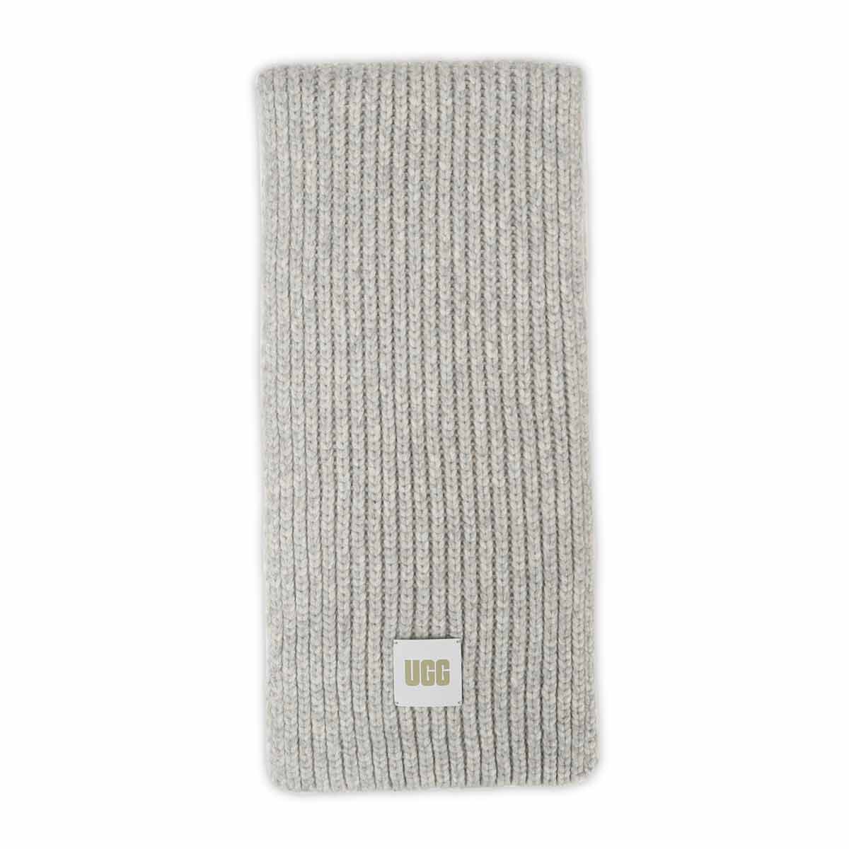 UGG, UGG, Women's Ribbed Knit Scarf - Light Grey