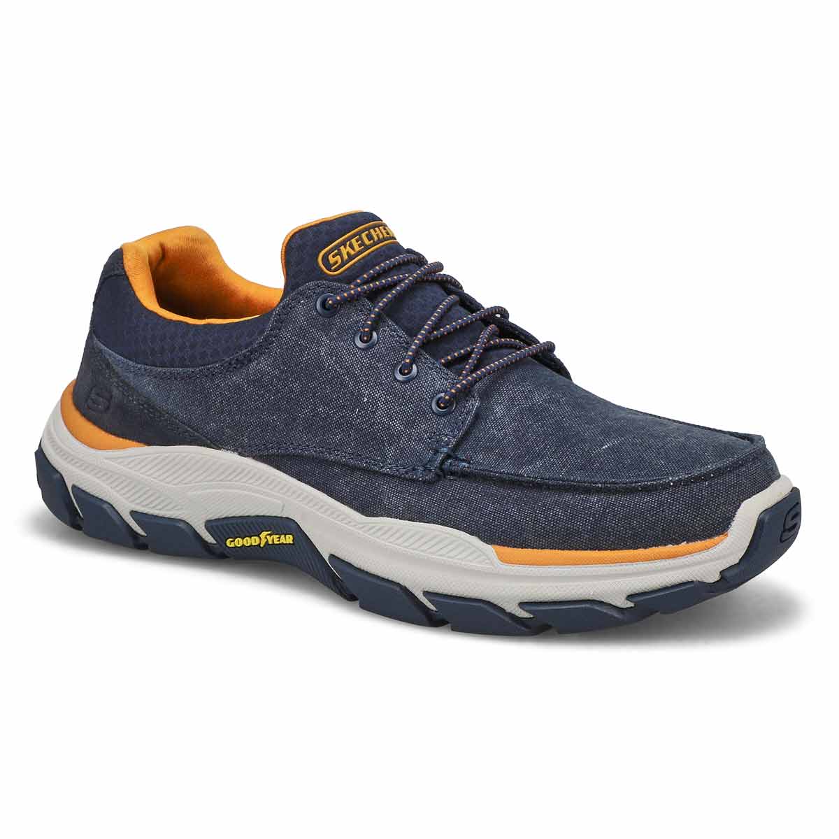 Skechers, Men's Respected Loleto Wide Slip On - Navy