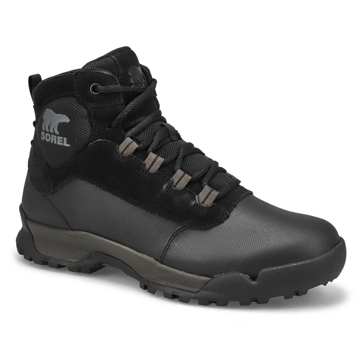 Sorel, Men's Buxton Lite Lace Waterproof Boot - Black