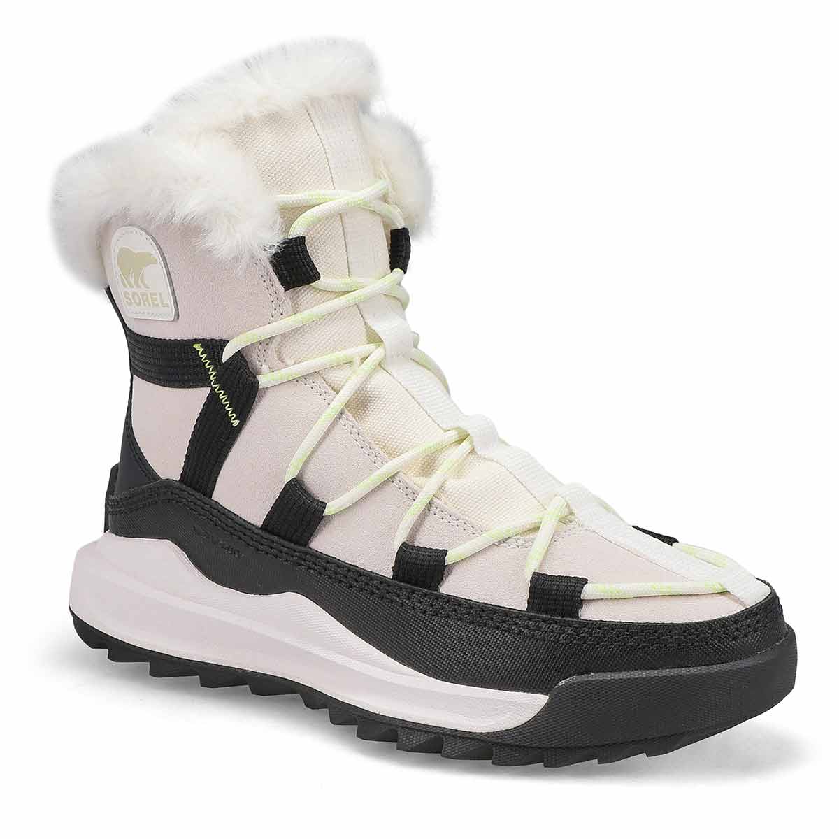 Sorel, Women's ONA RMX Glacy Waterproof Boot - White Black