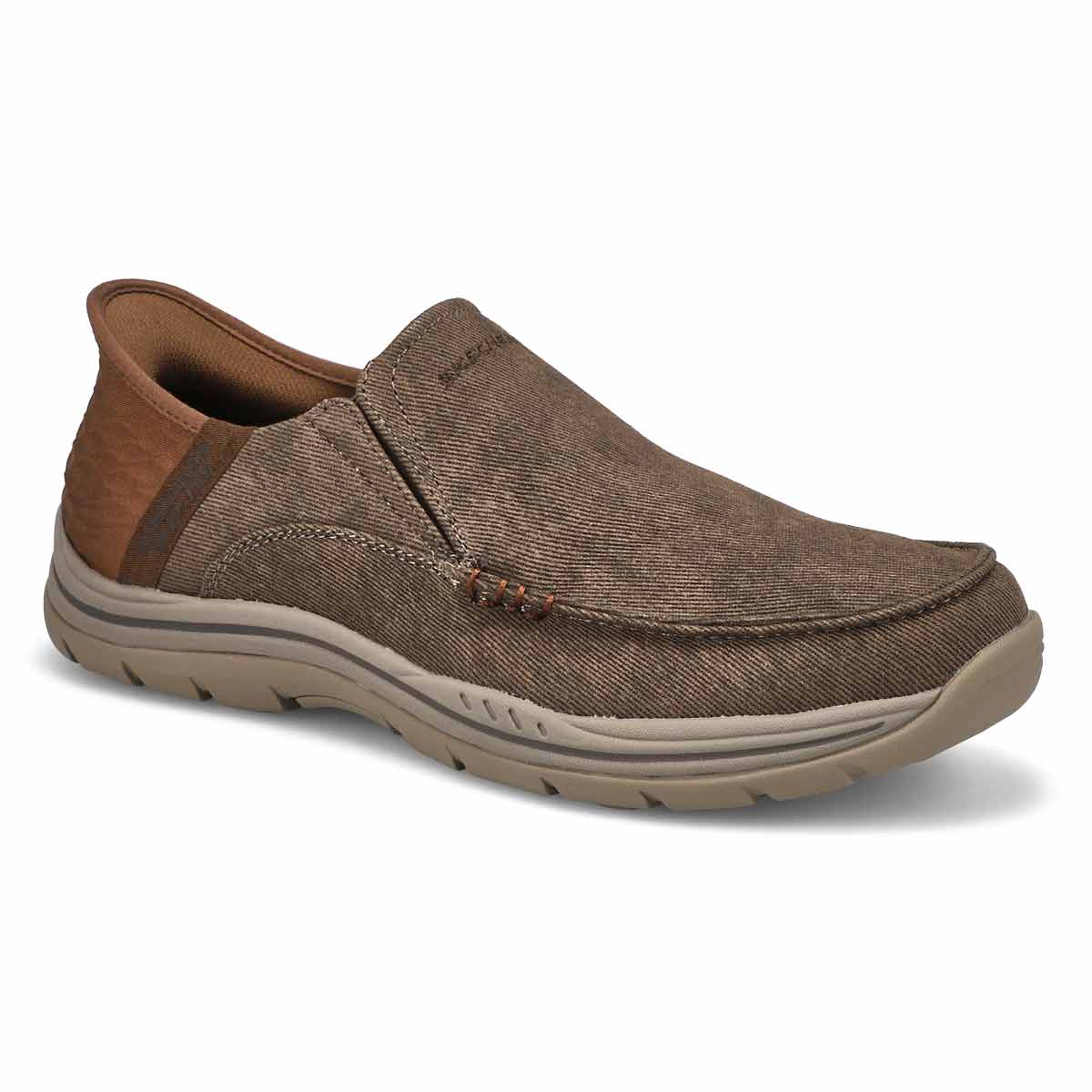 Skechers, Men's Expected Slip-Ins Casual Shoe - Brown