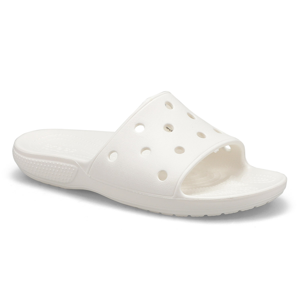 Crocs, Claquette CLASSIC CROCS SLIDE, blanc, femmes