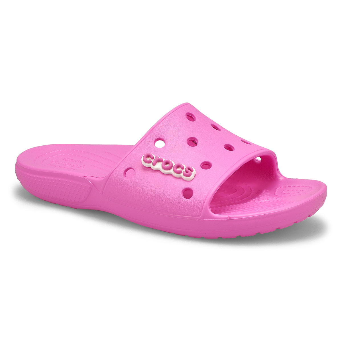 Crocs, Claquette CLASSIC CROCS SLIDE, rose bonbon, femmes