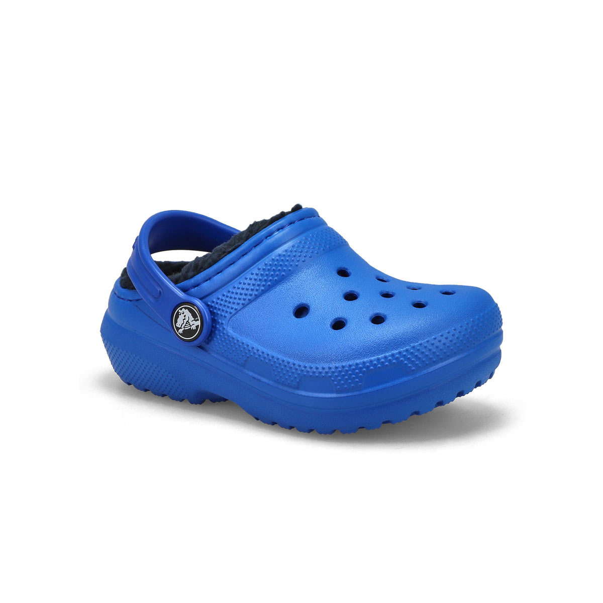 Crocs, Crocs, Infant's Classic Lined Comfort Clog - Bolt Blue