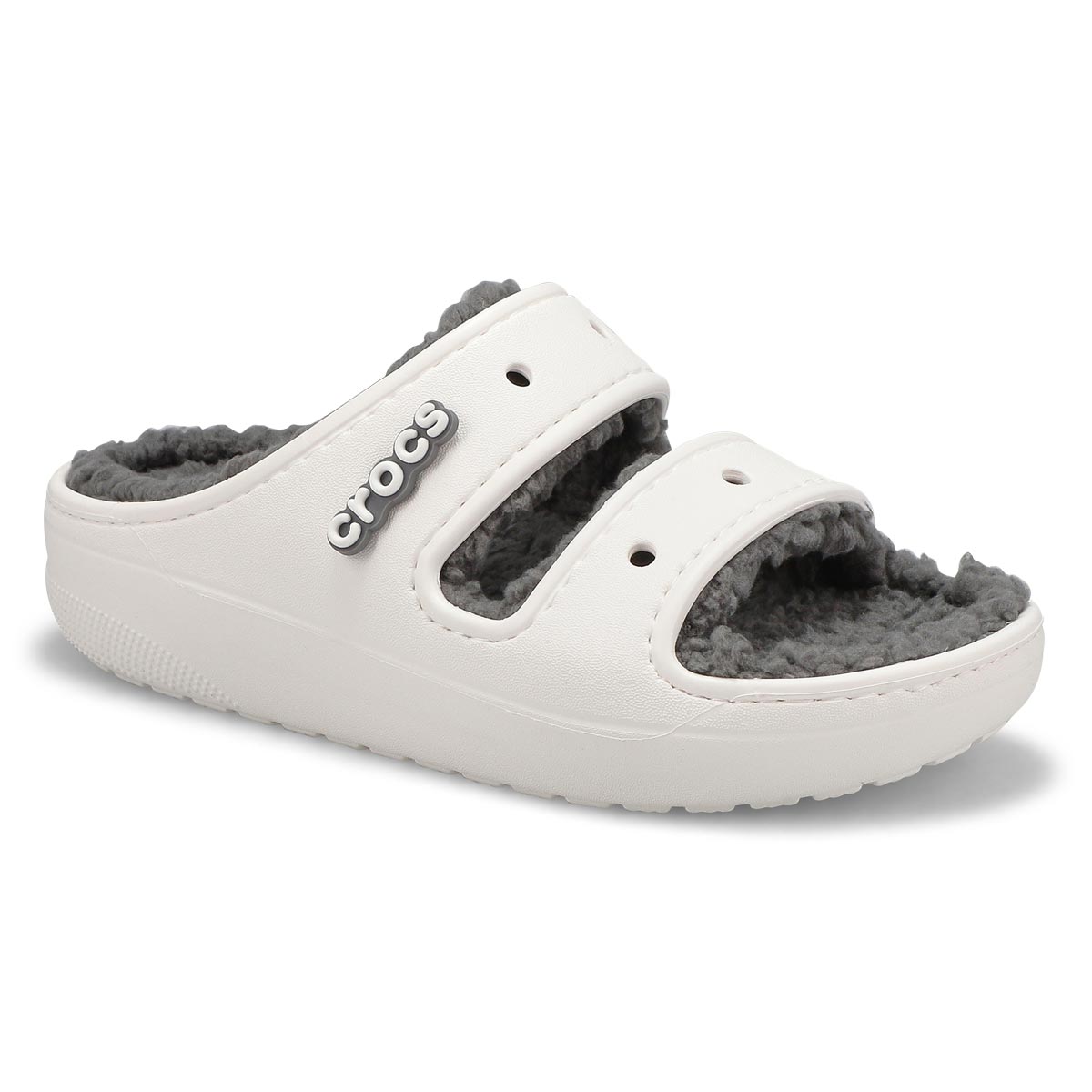 Crocs, Sandale CLASSIC COZZZY, blanc, femmes