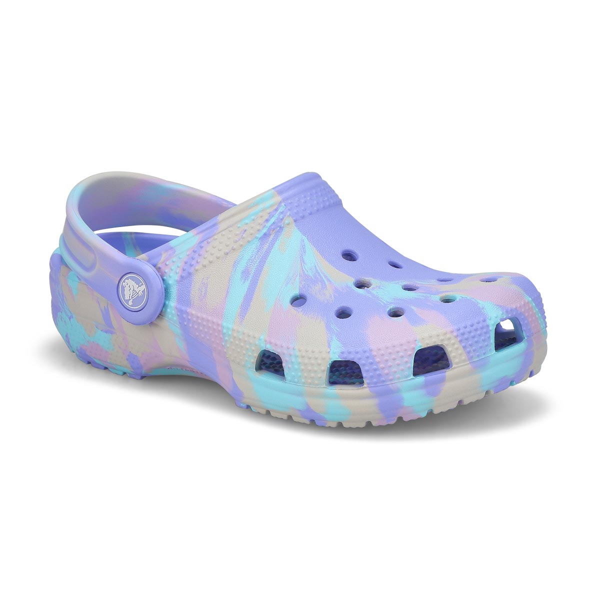 Crocs, Crocs, Kids'  Classic Marbled EVA Comfort Clog - Moon Jelly Multi