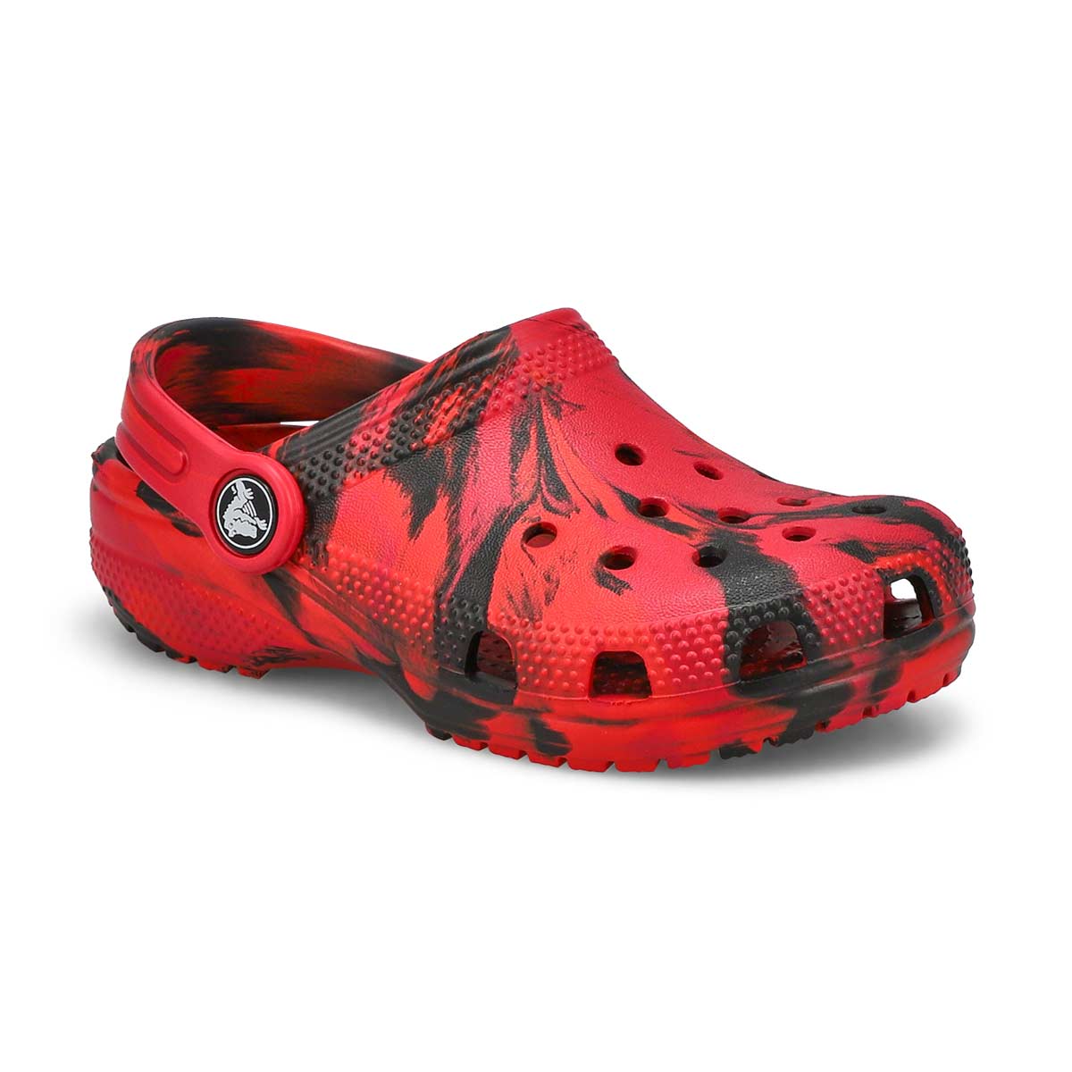 Crocs, Crocs, Kids' Classic Clog Graphics - Red Black