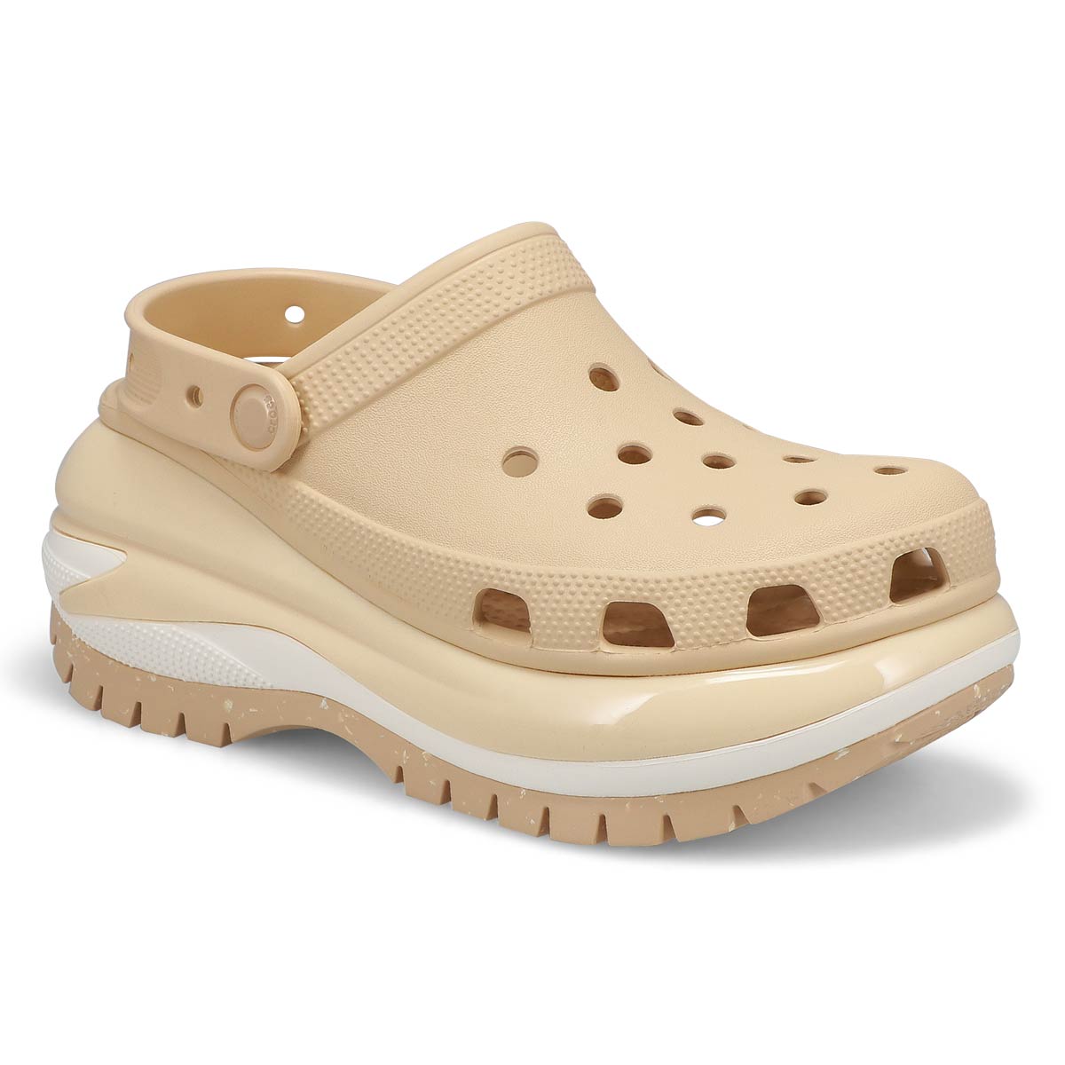 Crocs, Women's Classic Mega Crush Platform Clog - Shitake