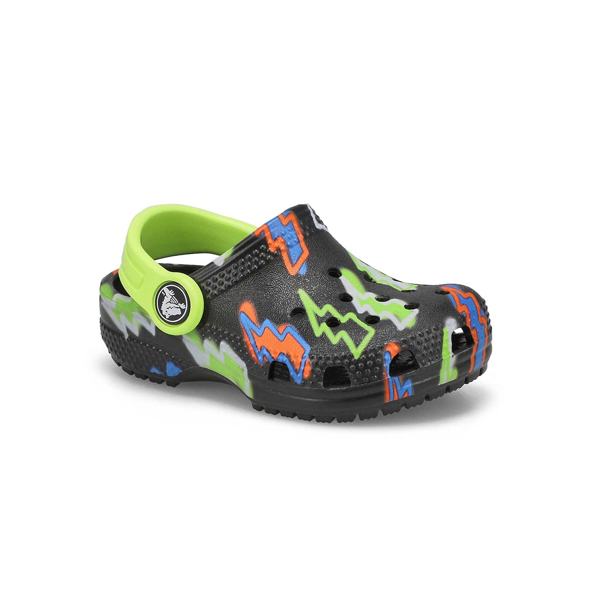 Crocs, Infants' Classic Lightning Bolt Clog - Black