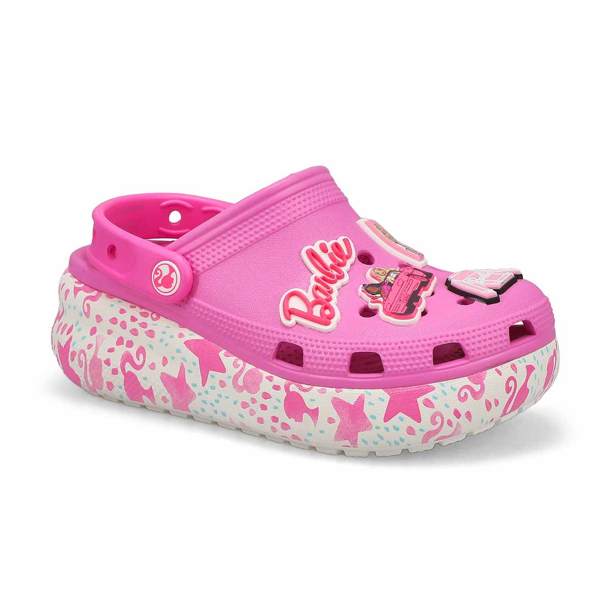 Crocs, Kids' Barbie Cutie Crush EVA Clog - Taffy