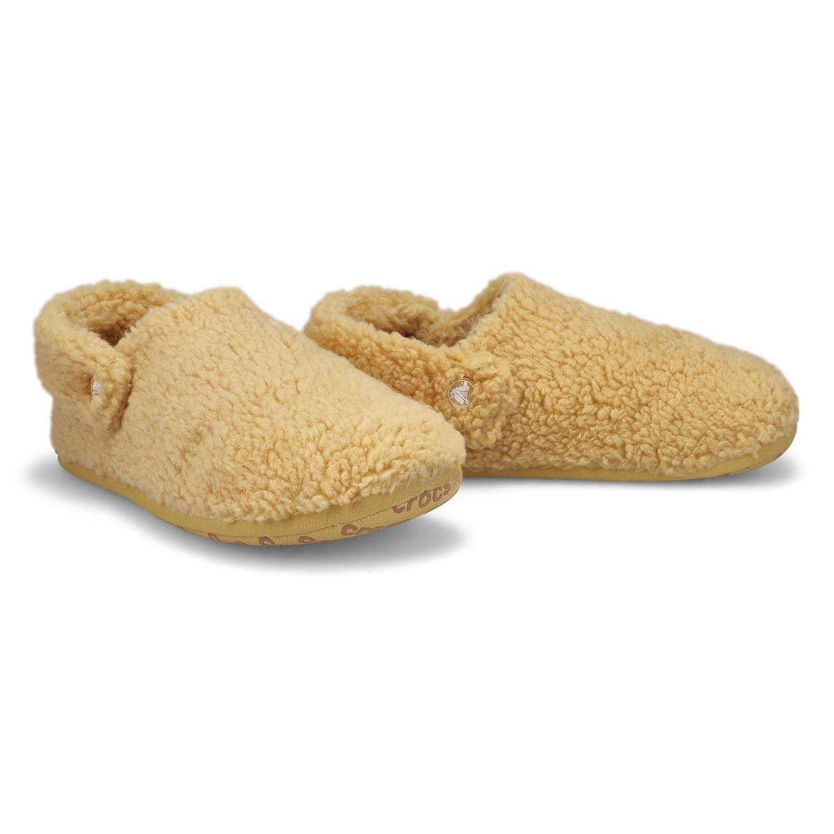 Womens Classic Cozy Slipper Clog - Wheat