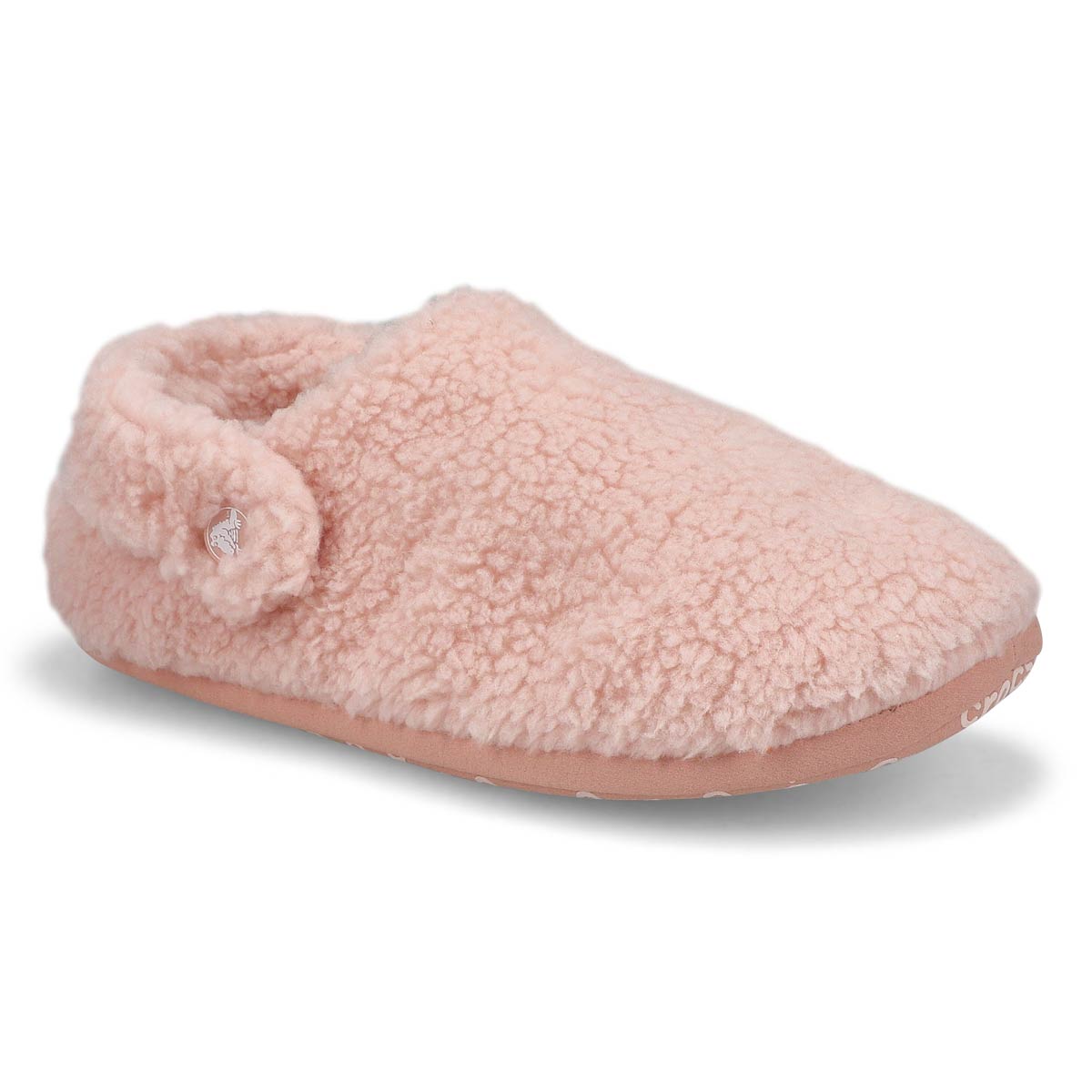 Crocs, Women's  Classic Cozy Slipper Clog - Pink Clay