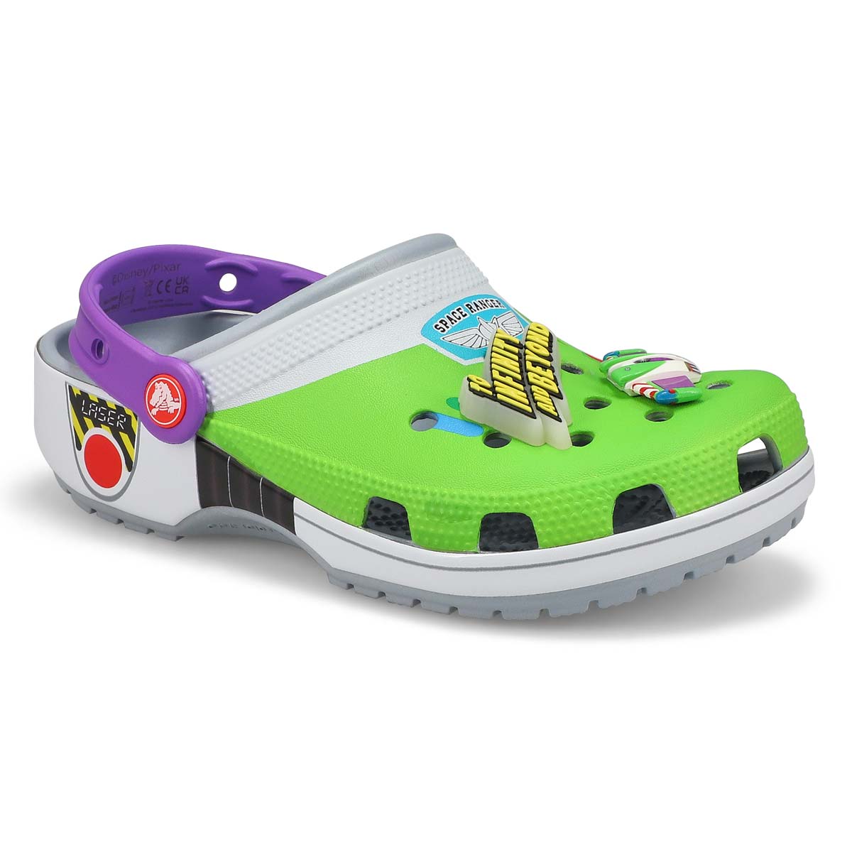 Crocs, Sabot de confort CLASSIC TOY STORY BUZZ EVA, bleu gris, femmes