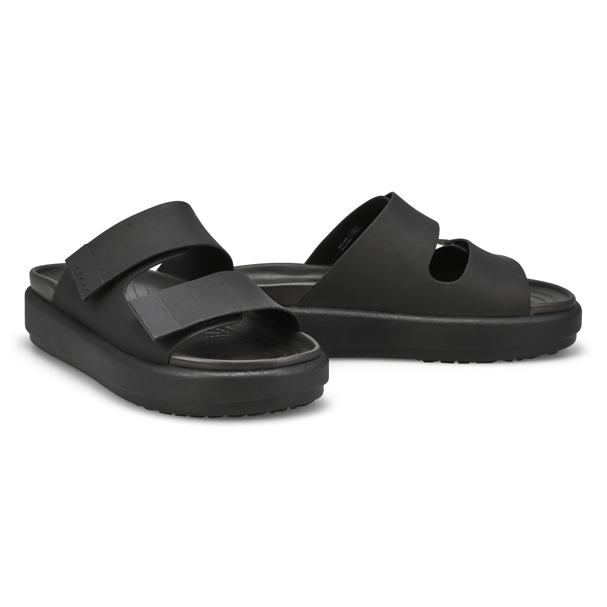 Womens Brooklyn Luxe Slide Sandal - Black