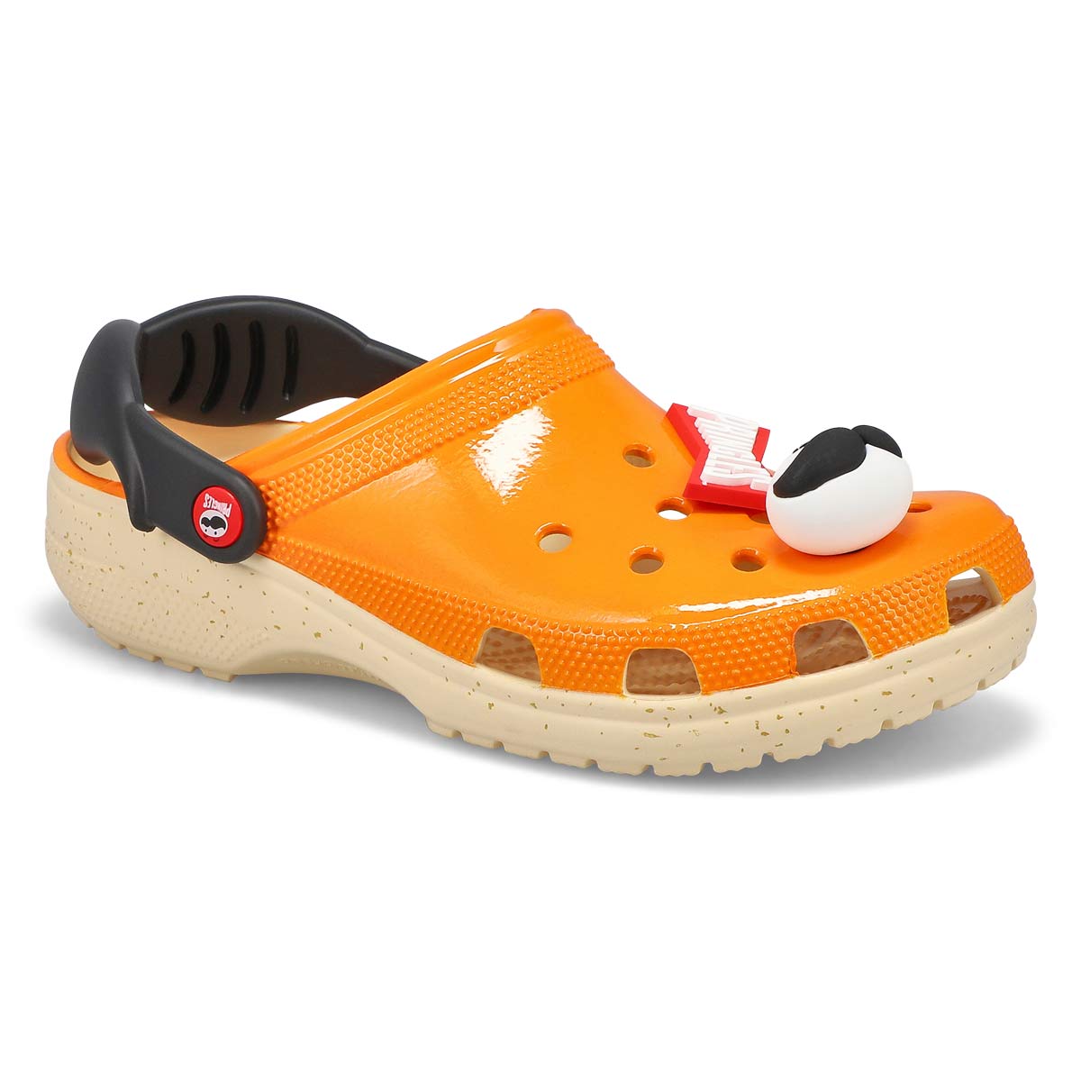 Crocs, Sabot de confort CLASSIC PRINGLES EVA, rouge orange, hommes