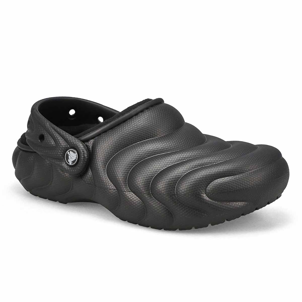 Crocs, Women's Classic Lined Puffer Comfort Clog - Black