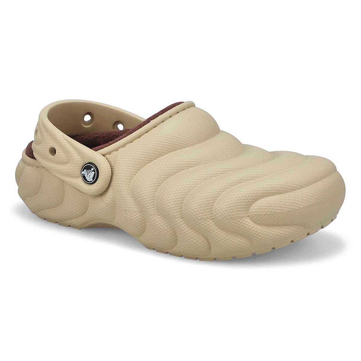 Crocs, Women's Classic Lined OverPuffer Comfort Clog - Moth