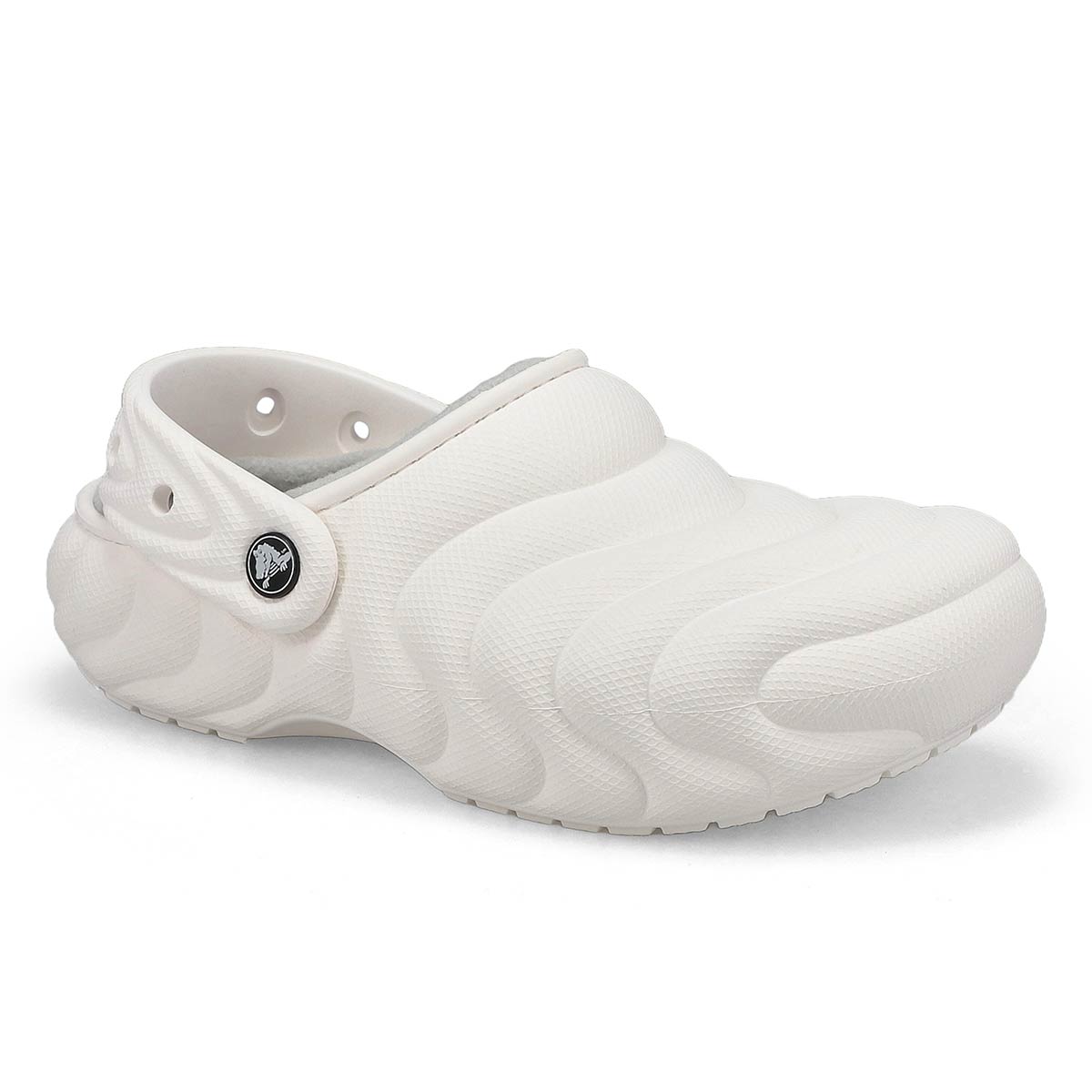 Crocs, Crocs, Women's Classic Lined Puffer Comfort Clog - White