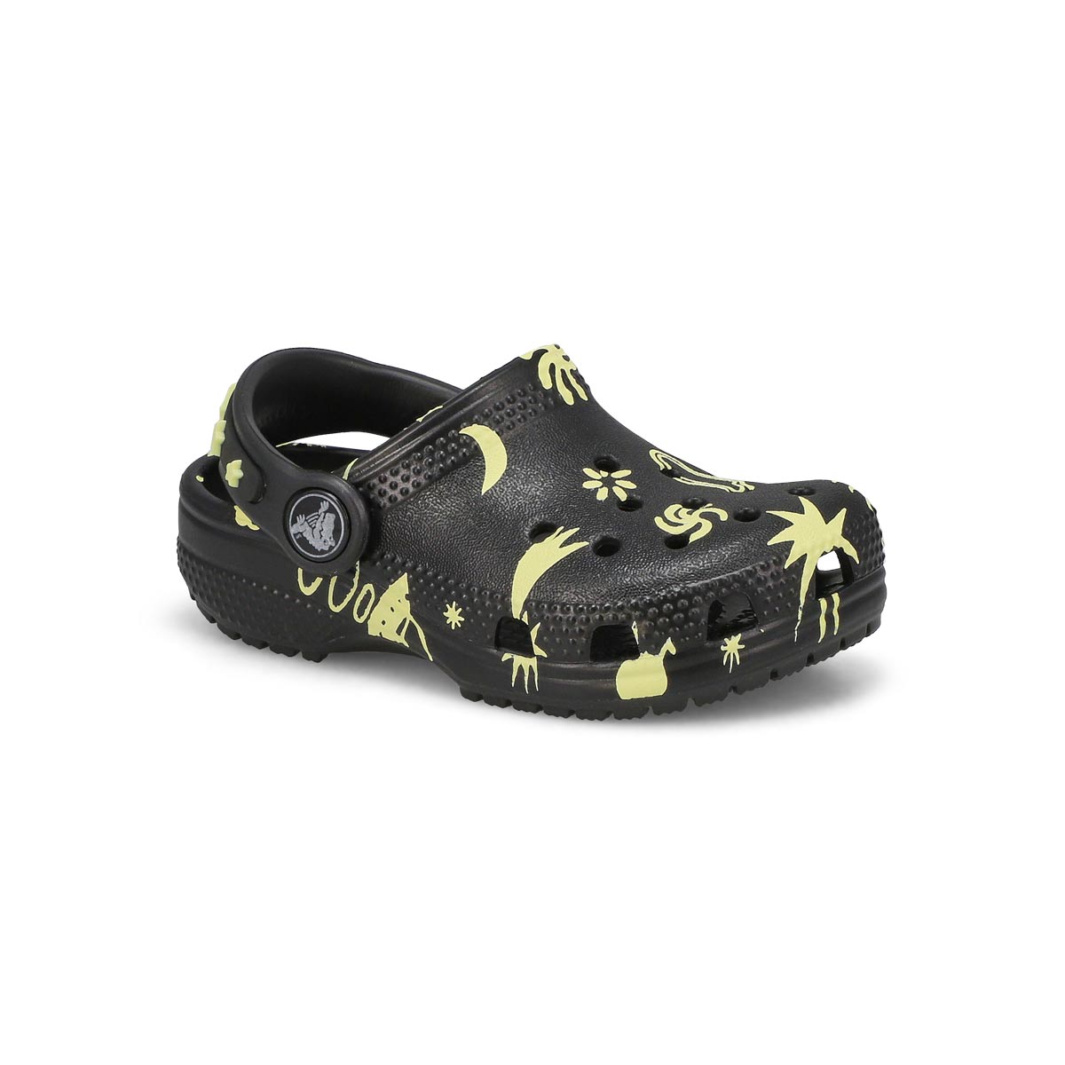 Crocs, Infants' Classic Glow Space EVA Comfort Clog - Black