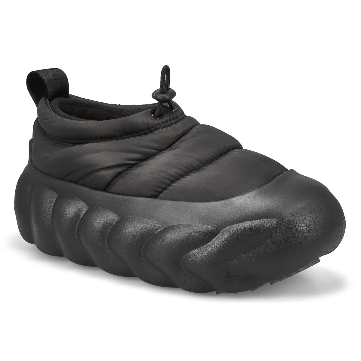 Crocs, Women's Overpuff Moc Comfort Clog - Black Black